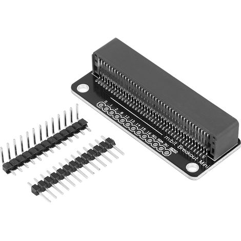 Vergoldeter Erweiterungsplatinenanschluss Für Mini/micro:bit-komponenten, 2,54 Mm Stifte (schwarz)