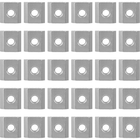 30 Stück T-nutmuttern Der Serie 30, Verschiebbare Gewindebefestigungsblöcke Für Aluminiumprofile (m6)