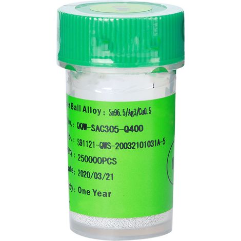 0,4 Mm Bga Bleifreie Lötperlen Für Reballing- Und Lötzubehör, 25 W