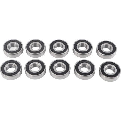 10 Hochgeschwindigkeits-kugellager 6204-2rs 17x47x14mm, Doppelt Abgedichtet