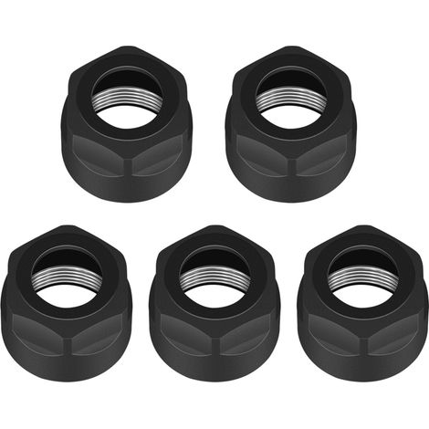 5-teiliges Set Er16a-spannmuttern Und -buchsen Für Cnc-fräs- Und Drehmaschinenfutter
