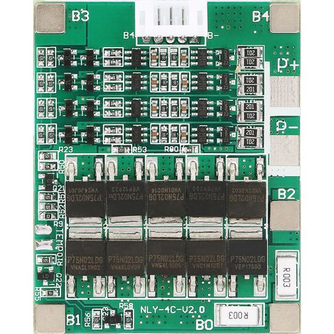 50a Bms-schutzplatine Für 3,7v 4s Li-ionen-akkus – Sicherheits-leiterplatte