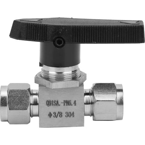 Hochdruck-nadelventil Aus Edelstahl 304 Zur Durchflussregelung Von Wasser/gas/flüssigkeiten Ss-44s6ф3/8