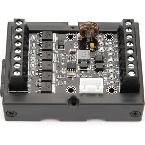 Fx1n-14mt Sps-industriesteuerplatine, Programmierbares Relaismodul Mit Gehäuse Und Zeitschaltuhr