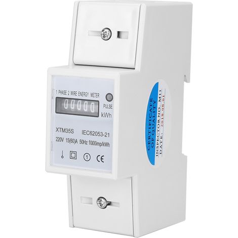 Xtm35s Digitaler 2p Din-schienen-220v-elektronik-kwh-zähler