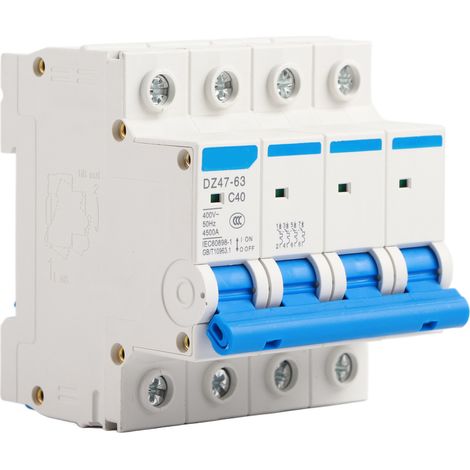 Leitungsschutzschalter Dz47-63 4p 40a 400v 50hz - Automatischer Schalter Für Elektrischen Schutz