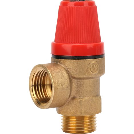 Hochwertiges Sicherheitsventil Aus Messing G1/2'' Dn15 Für Federbelastete Kessel (3 Bar)