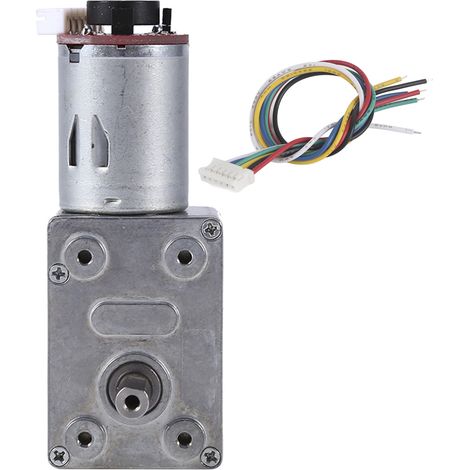 Hochleistungsfähiger 12-v-gleichstrom-getriebemotor Mit Encoder Und Selbsthemmung (100 U/min)