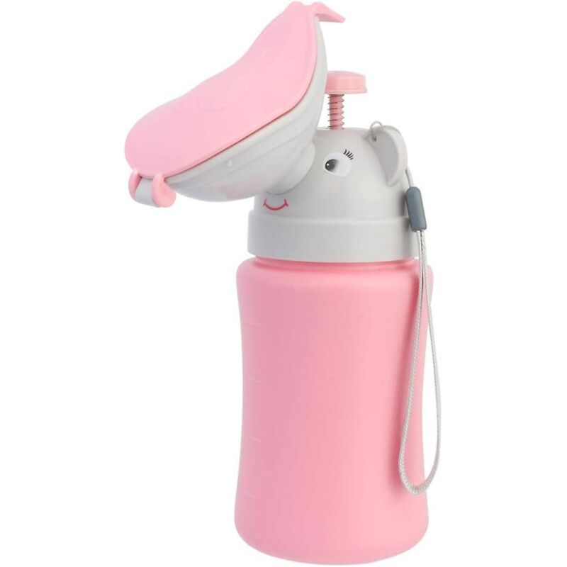 Tragbares Urinal Für Kinder, Mobile Toilette Für Babys Und Kleinkinder, Rosa, Ideal Für Autoreisen Und Camping.