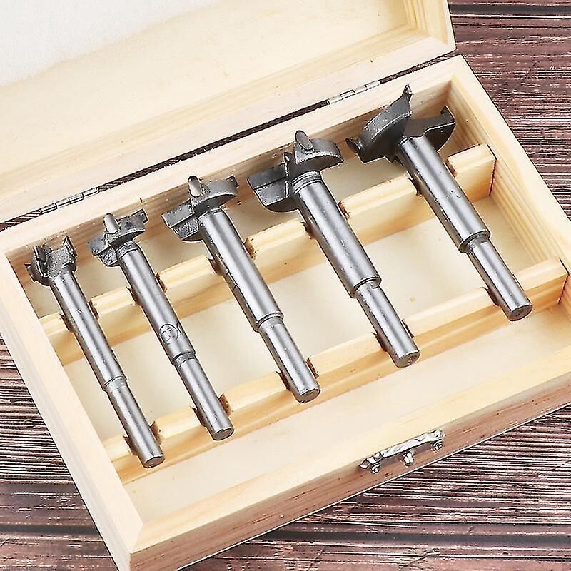 Satz Mit 5 Forstnerbohrern, Schaftlängen Von 15-20-25-30-35 Mm, Durchmesser Von 8 Und 10 Mm