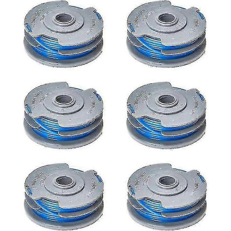 Packung Mit 6 Fl289 Trimmerfadenspulen, 1,65 Mm, Doppelspule Mit Automatischer Zuführung.