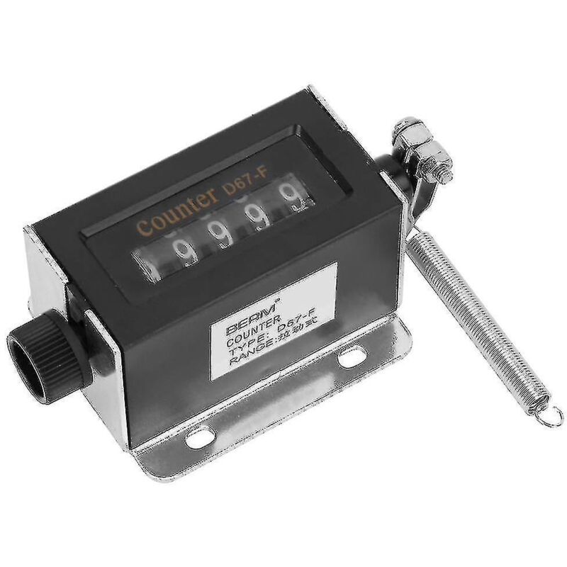 Mechanischer Zähler, 5-stelliger Zähler D67f, Hubzähler 0-99999