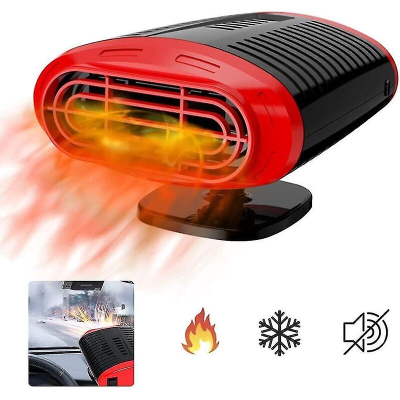 Beheizbarer Auto-windschutzscheibenentfroster, Tragbarer Autokühler, Zigarettenanzünderheizung Mit 360°-kühlfunktion