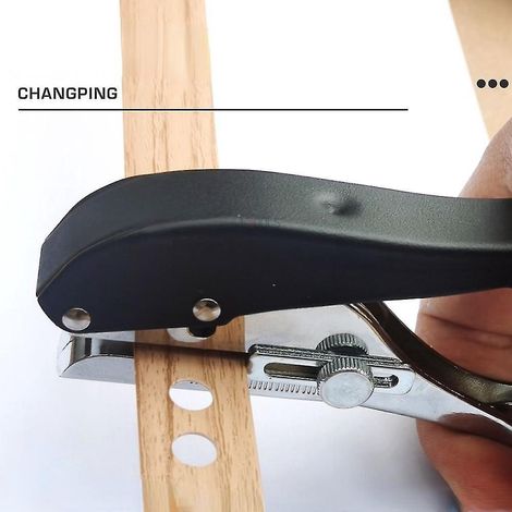 Stanzwerkzeug Für Kantenanleimung, Stanzzange Für 3 Mm, 4 Mm, 5 Mm, 6 Mm, 8 Mm Und 10 Mm Löcher, Holzbearbeitungswerkzeug Mit Skala Und Festem Loch.