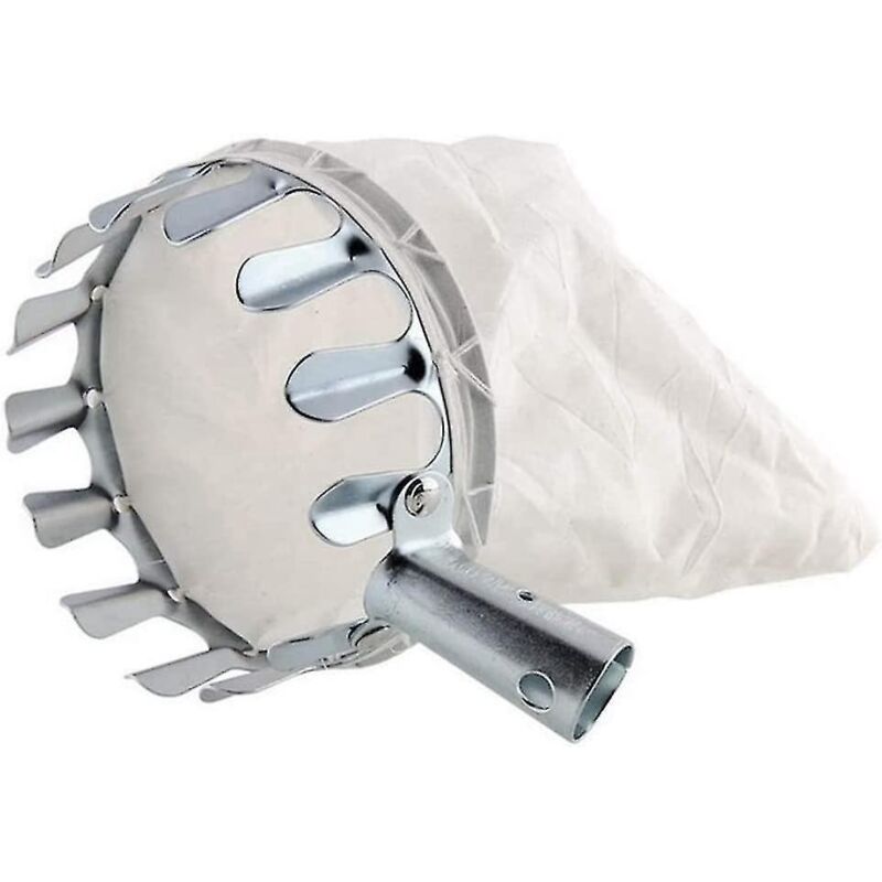 Obstpflücker, Apfelpflücker, Kirschpflücker, Obstpflückerkopf Aus Metall, Erntekorb Mit Tragetasche