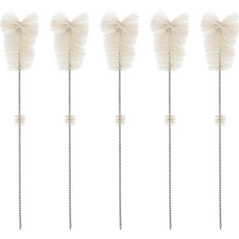 Set Mit 5 Reinigungsbürsten Für Reagenzgläser Und Strohhalme. – 26 X 4 X M – Beige