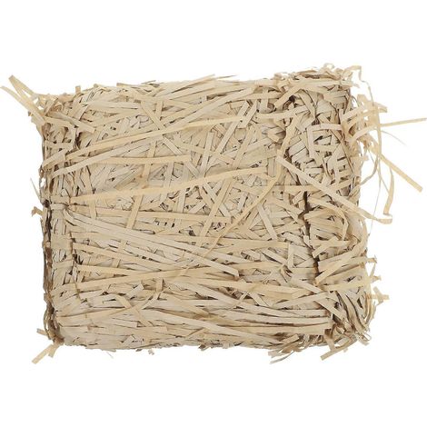 100 G Zerknülltes Füllpapier Für Geschenkverpackungen Und Körbe (hellbraun) – 22,00 X 14,00 X 5,00 Cm