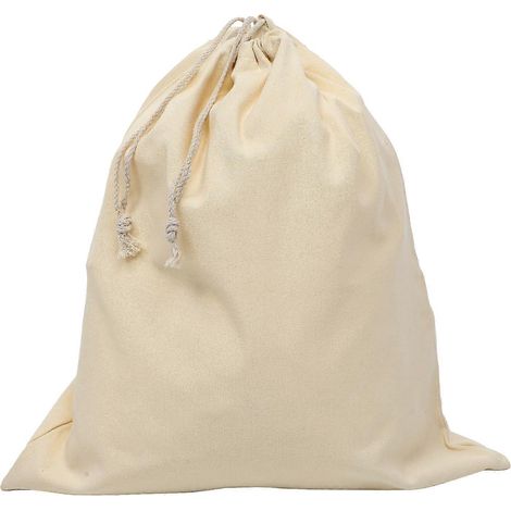 Wäschebeutel Mit Kordelzug, Großer Wäschebeutel Aus Canvas, Schmutzwäschebeutel, Hotel-organizer – 55 X 45 X 0,8 Cm – Beige