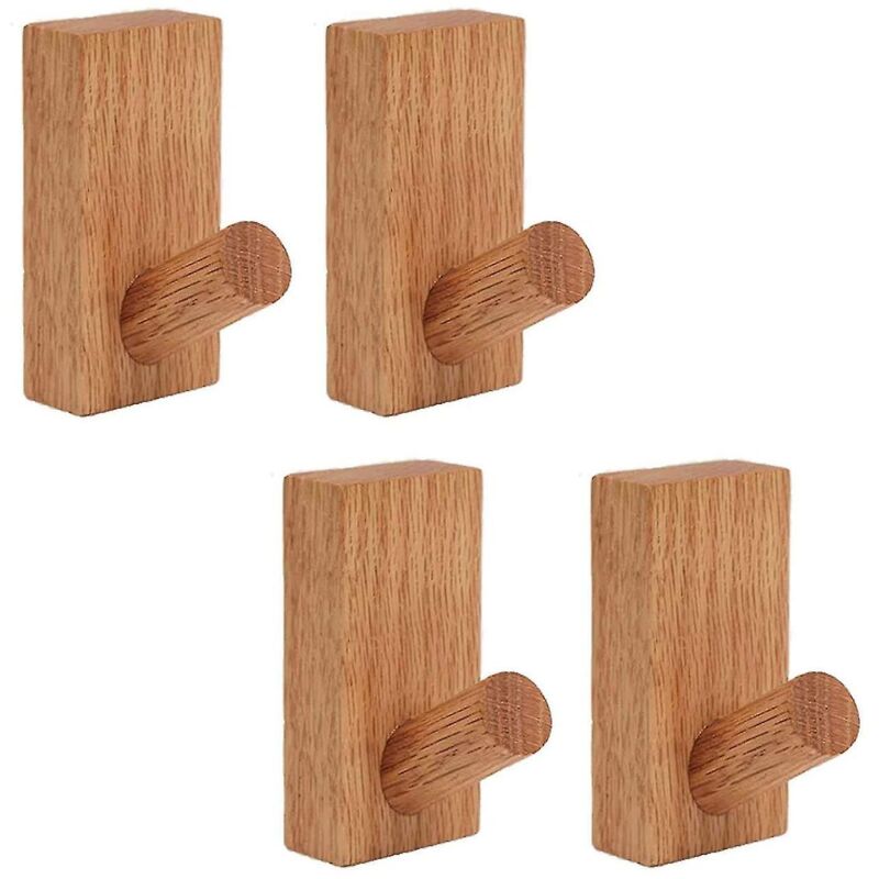 Dekorative Wandhaken Aus Holz Mit Kleberückseite