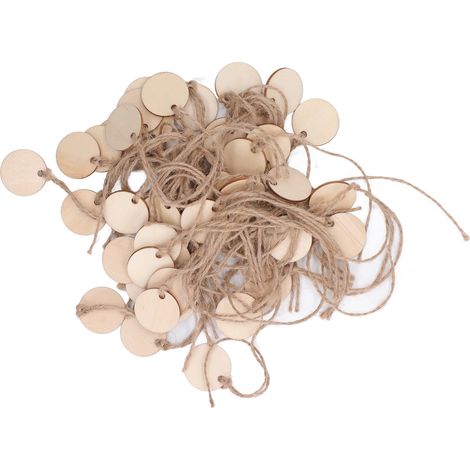 50 Runde Weinflaschenetiketten Aus Holz, Elegante Diy-ideen Für Hochzeiten, Glasdekorationen Und Anhänger