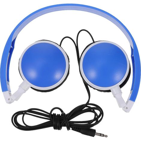 Faltbarer Stereo-kopfhörer Für Kinder, Mit Kabel – 14,3 X 17 Cm – Blau