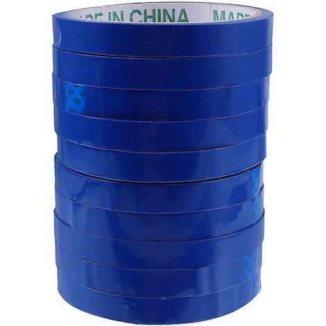 10 Rollen Verpackungsklebeband Zum Verschließen Von Beuteln (ideal Für Supermärkte). – 3000,00 X 1,20 X 0,10 Cm