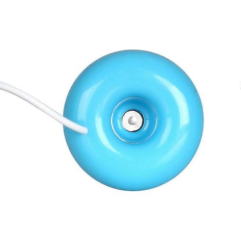 Mini-usb-luftbefeuchter In Donutform, Schwebender Ultraschall-aroma-diffusor Und Luftreiniger Für Büro Und Zuhause (blau) – 5,10 X 5,10 X 2,00 Cm – Blau
