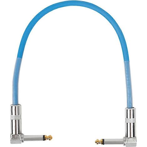 6,35-mm-e-gitarren-anschlusskabel, Effektkabel (einzelblock) – 38,00 X 4,60 X 1,20 Cm – Blau