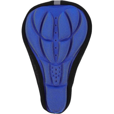 Universeller Silikon-sitzbezug, 3d-dicker Schwamm Für Mountainbikes (blau) – 27,00 X 17,00 X 1,00 Cm – Blau