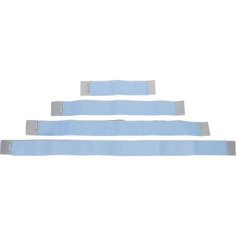 Set Mit 4 Befestigungsgurten Für Autofeuerlöscher, Elastische Gurte Zur Kofferraumorganisation. – Blau