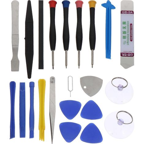 22-teiliges Reparaturset Für Handy- Und Tablet-bildschirme (1 Set Öffnungs- Und Hebelwerkzeuge). – 3 X 3 X 0,2 Cm