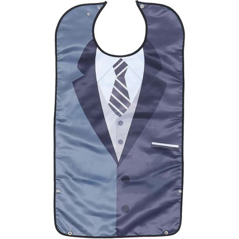 Wasserdichtes Lätzchen Für Erwachsene, Waschbare Schürze, Kleiderschutz Und Speicheldichtes Lätzchen – 86 X 46 Cm