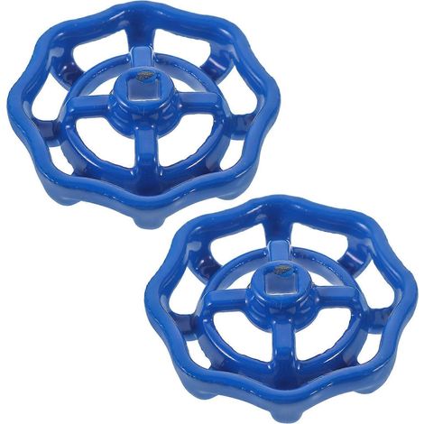 Set Mit 2 Ersatzgriffen Für Guillotine-armaturen, Metallradgriffe Und Dachrinnenarmaturen – 6,10 X 6,10 X 1,50 Cm – Blau