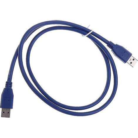 Usb 3.0 Stecker-zu-stecker Typ A Kabel, 1 M (39,4 Zoll) Blaues Verlängerungskabel Mit Einem Durchmesser Von 5,5 Mm.