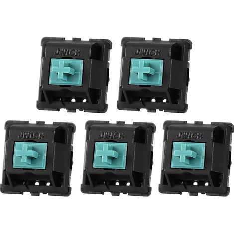 Packung Mit 5 Jwick Nylon T1 5-pin-linearschaltern, 67 G, Blauer Schalter, Vergoldete Feder