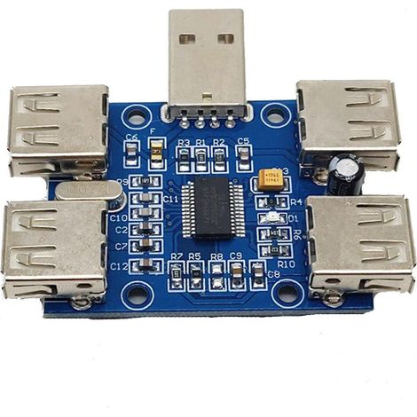 Vierfach-usb-hub, Usb 2.0-erweiterungsmodul (1 Bis 4 Ports), Gl850g-chip