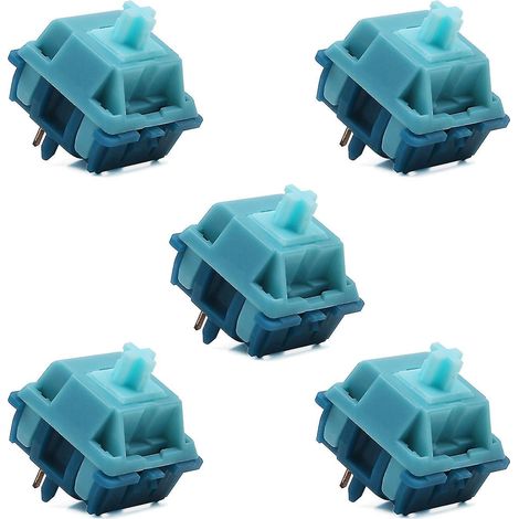Packung Mit 5 Poseidon 5-pin-linearschaltern Für Mechanische Tastaturen, Werkseitig Geschmiert.