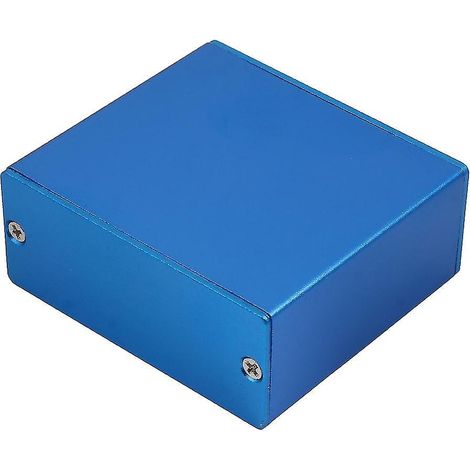 Elektronisches Aluminiumgehäuse Für Leiterplatten Mit Flansch, 1,97 X 2,2 Zoll