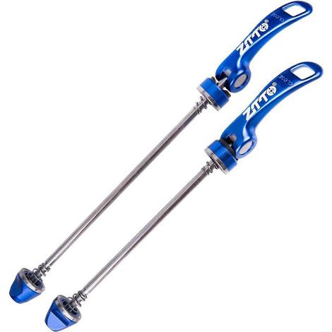 Paar Schnellspanner Für Rennradnaben, Schnellspannhebel Für Vorder- Und Hinterrad – Blau