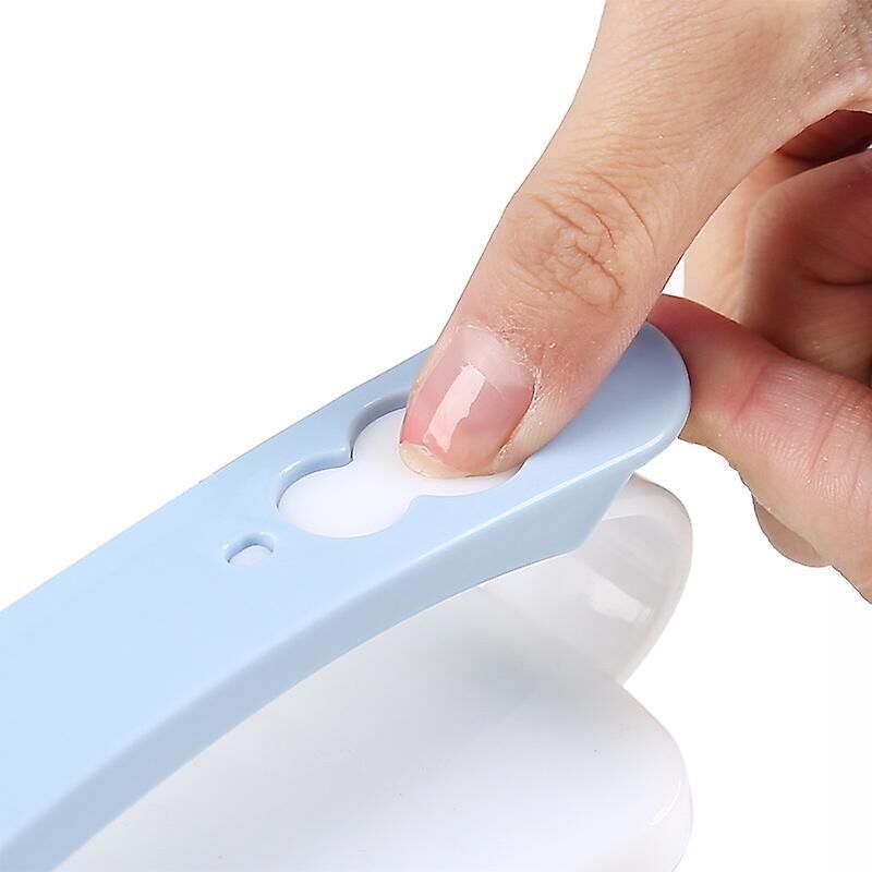 16 Cm Lange Blaue Kleiderbürste Mit Weichen Borsten Und Abnehmbarem Kunststoffgriff