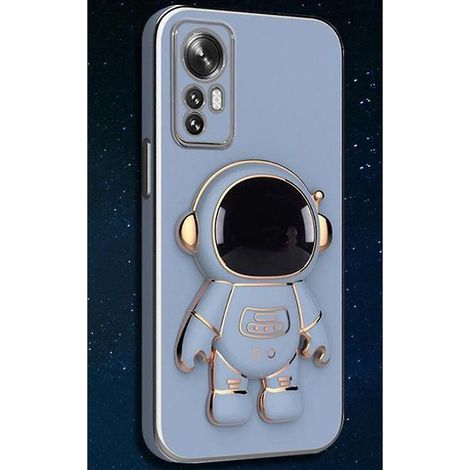 Stoßfeste Schutzhülle Aus Blauem Silikon Mit Integriertem Ständer Für Iphone 15 Pro Max/ultra, Astronauten-design.