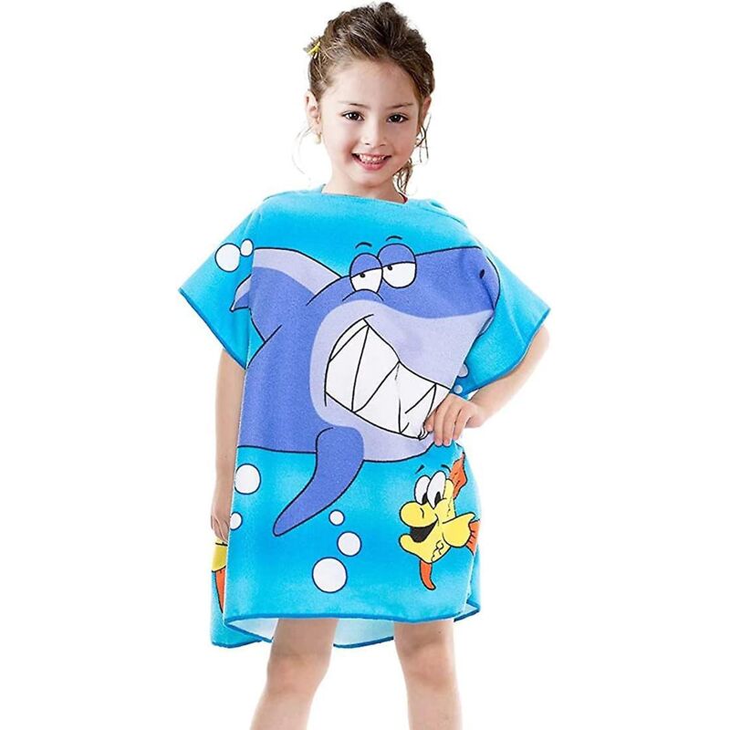 Meerjungfrauen-strandtuch- Und Badekappen-set Für Kinder – 120 X 60 Cm, Schnelltrocknendes Handtuch Für Jungen Und Mädchen Im Alter Von 2–8 Jahren