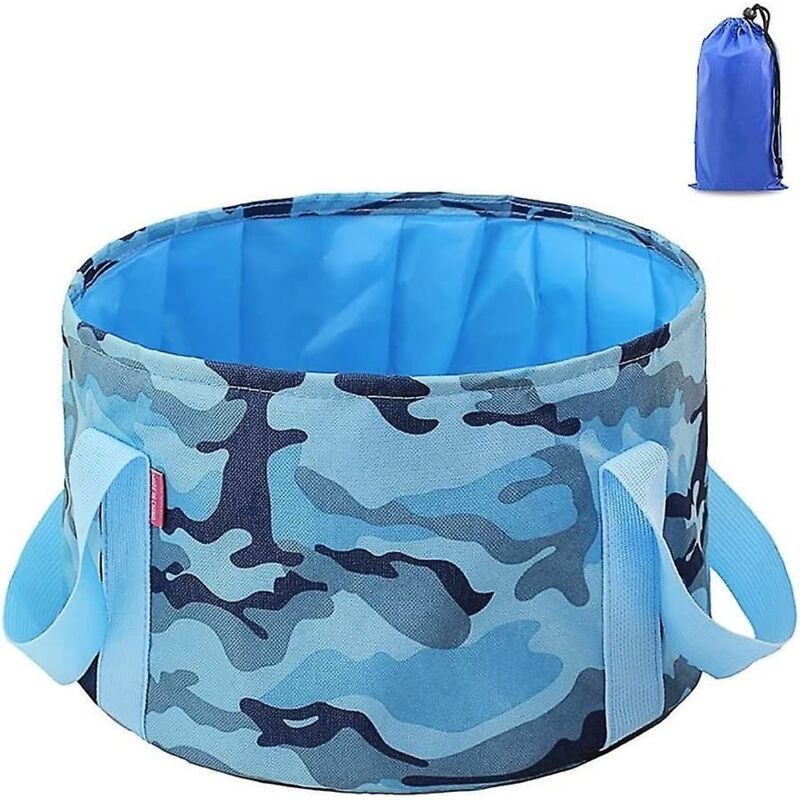 Zusammenfaltbarer Und Tragbarer 15-liter-eimer Für Outdoor-aktivitäten, Angeln Und Camping