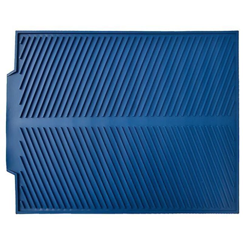 Blaue Abtropfmatte Aus Kunststoff Für Den Spülbeckenboden, 43 X 33,5 Cm