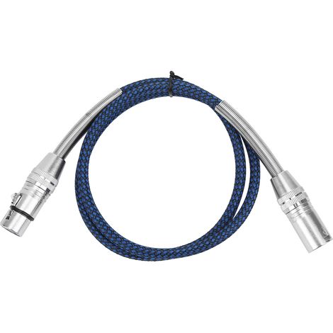 Sauerstofffreies Kupfer-mikrofonkabel Für Kamera, Mischpult, Audioverstärker, Xlr-stecker/buchse, 1 M