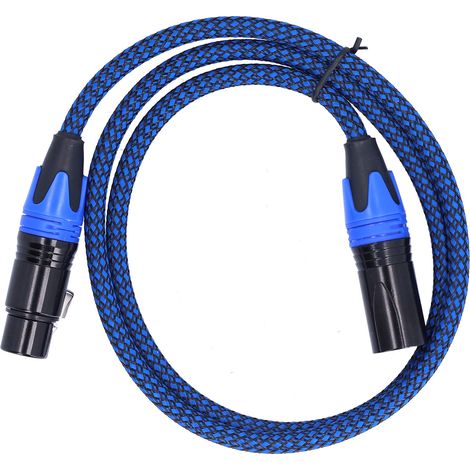 Professionelles Xlr-mikrofonkabel (stecker Auf Buchse) Mit Kupferleiter, 5 M / 16,4 Fuß