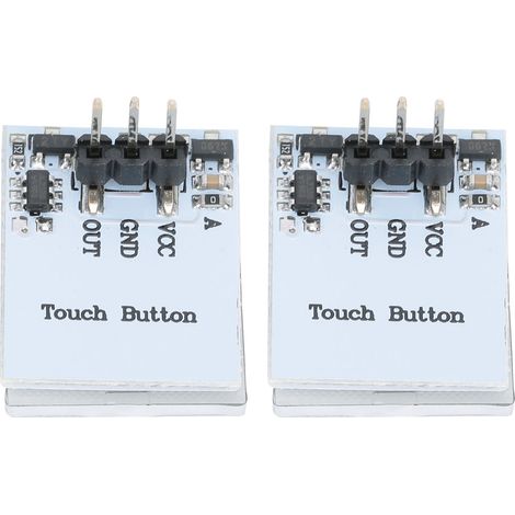 2-teiliges Kapazitives Berührungsschaltermodul Mit Entstörung 2,7 V–6 V (blau)