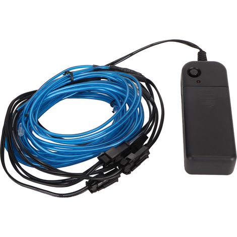 5-in-1 Flexibler Blauer Led-lichtstreifen Für Auto, Party, Halloween, Weihnachtsdekoration