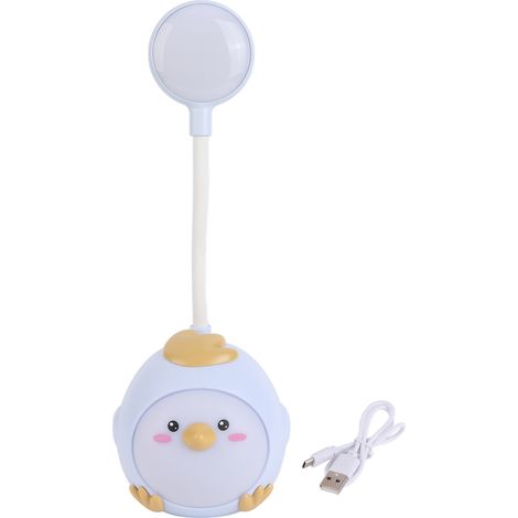 Wiederaufladbare Led-schreibtischlampe Mit Usb-anschluss, 7 Farben Und 2 Modi, Flexibel, Mit Augenschutz Und Blaulichtfilter
