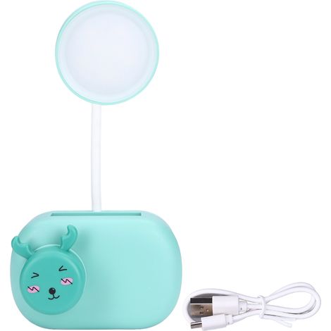 Flexible Schreibtischlampe Mit Klappbarem Arm, Tragbar Und Elegant, Angenehmes Licht Für Studentenwohnheime Und Büros, Blue Deer Design E40